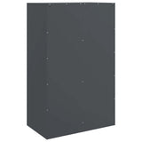 vidaXL Dressoir 67x39x107 cm staal zwart