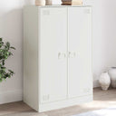 vidaXL Dressoir 67x39x107 cm staal zwart