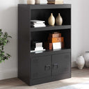 vidaXL Sideboard 67x39x107 cm steel black