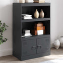 vidaXL Sideboard 67x39x107 cm steel black