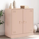 vidaXL Dressoir 67x39x73 cm staal zwart