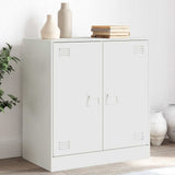 vidaXL Dressoir 67x39x73 cm staal zwart