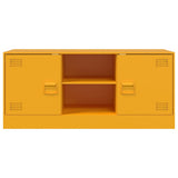 vidaXL Tv-meubel 99x39x44 cm staal zwart