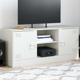 vidaXL Tv-meubel 99x39x44 cm staal zwart