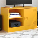 vidaXL Tv-meubel 67x39x44 cm staal zwart