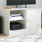 vidaXL Tv-meubel 67x39x44 cm staal zwart