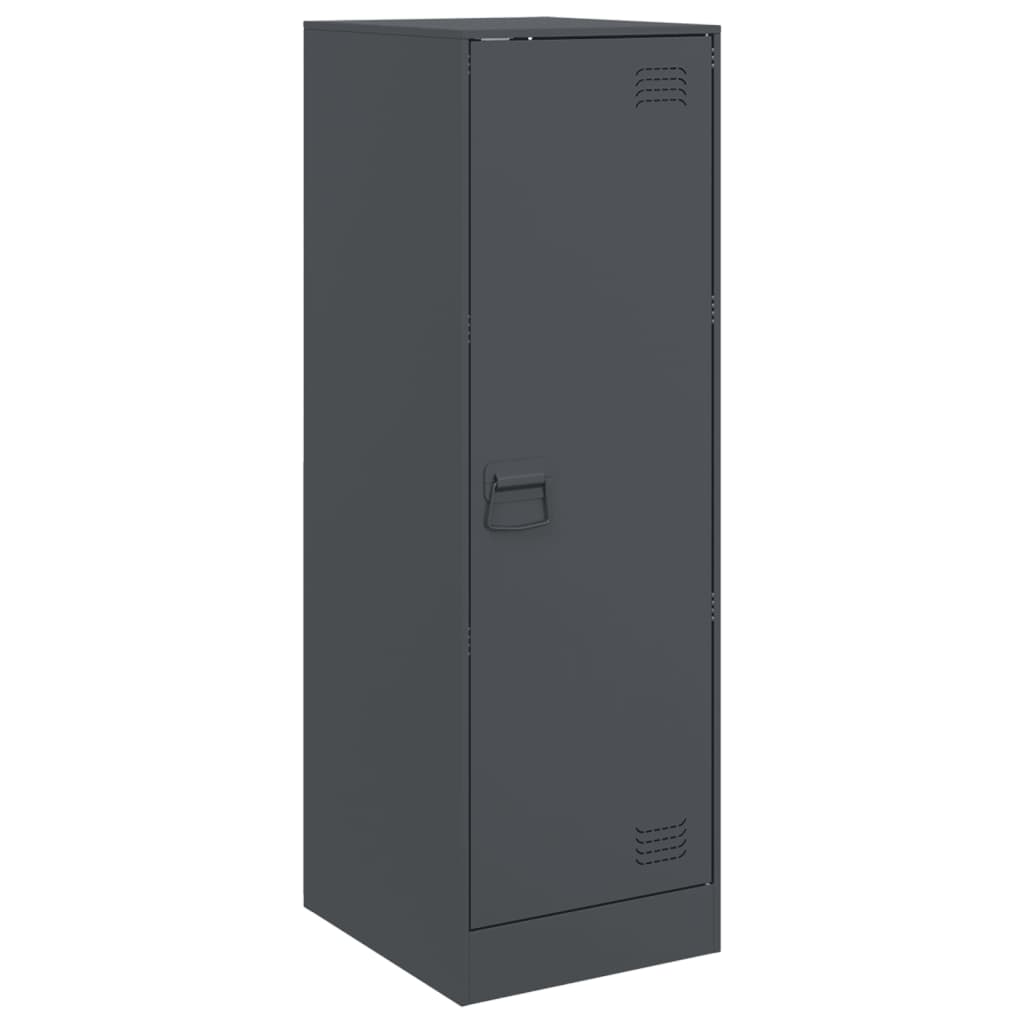 vidaXL Dressoir 34,5x39x107 cm staal zwart