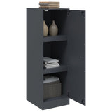 vidaXL Dressoir 34,5x39x107 cm staal zwart