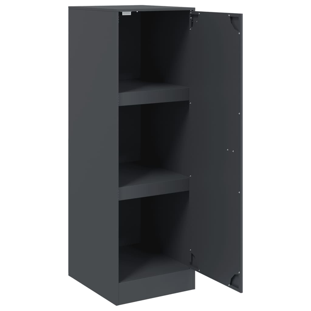 vidaXL Dressoir 34,5x39x107 cm staal zwart