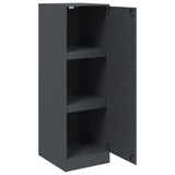 vidaXL Dressoir 34,5x39x107 cm staal zwart