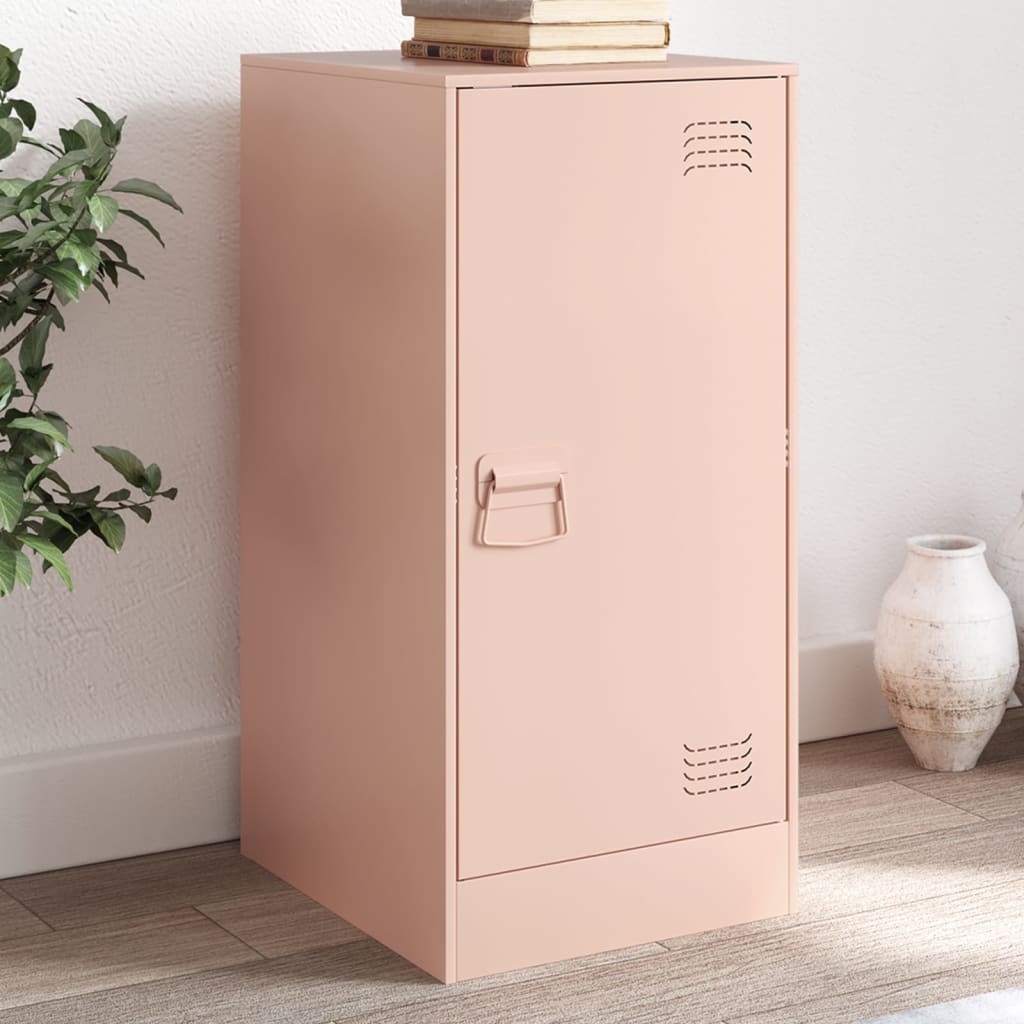 vidaXL Dressoir 34,5x39x73 cm staal zwart