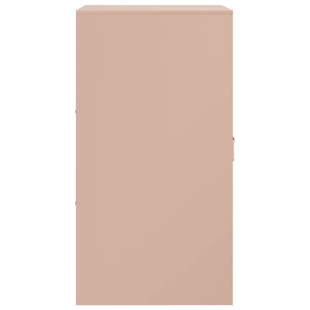 vidaXL Dressoir 34,5x39x73 cm staal zwart