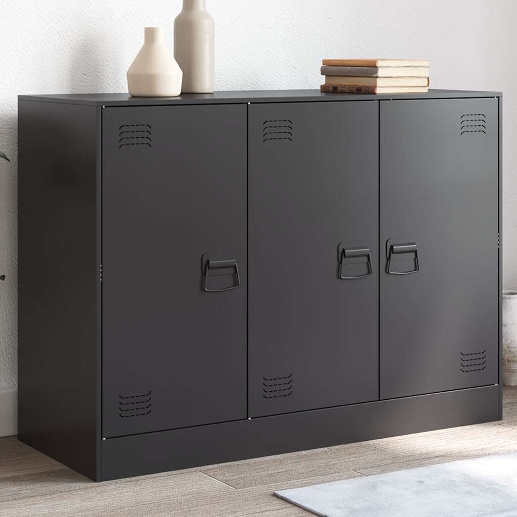 vidaXL Sideboard 99x39x73 cm steel black