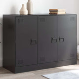 vidaXL Sideboard 99x39x73 cm steel black