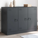 vidaXL Sideboard 99x39x73 cm steel black