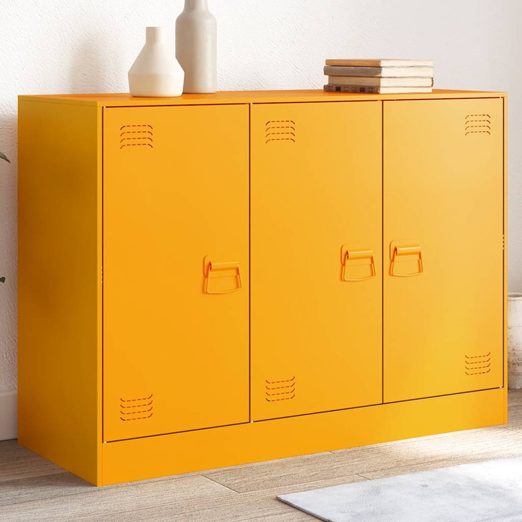vidaXL Sideboard 99x39x73 cm steel black