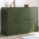 vidaXL Sideboard 99x39x73 cm steel black