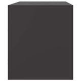 vidaXL Tv-meubel 67x39x44 cm staal zwart