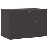 vidaXL Tv-meubel 67x39x44 cm staal zwart