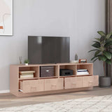vidaXL Tv-meubel 67x39x44 cm staal zwart
