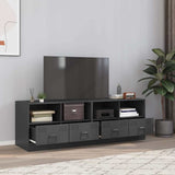 vidaXL Tv-meubel 67x39x44 cm staal zwart