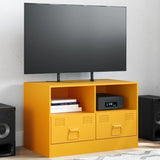 vidaXL Tv-meubel 67x39x44 cm staal zwart