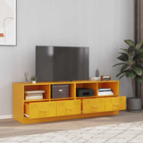 vidaXL Tv-meubel 67x39x44 cm staal zwart
