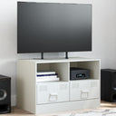 vidaXL Tv-meubel 67x39x44 cm staal zwart