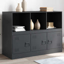 vidaXL Sideboard 99x39x73 cm steel black