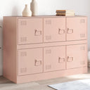 vidaXL Dressoir 99x39x73 cm staal zwart