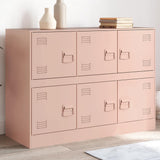 vidaXL Dressoir 99x39x73 cm staal zwart