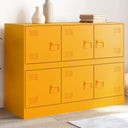 vidaXL Dressoir 99x39x73 cm staal zwart