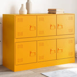 vidaXL Dressoir 99x39x73 cm staal zwart