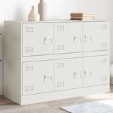 vidaXL Dressoir 99x39x73 cm staal zwart