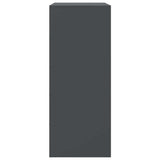 vidaXL Hoge kast 67x39x95 cm staal zwart