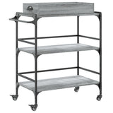vidaXL Kitchen Trolley 81.5x41x92.5 cm Engineered Wood Sonoma Oak
