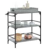 vidaXL Kitchen Trolley 81.5x41x92.5 cm Engineered Wood Sonoma Oak