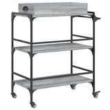 vidaXL Kitchen Trolley 81.5x41x92.5 cm Engineered Wood Sonoma Oak