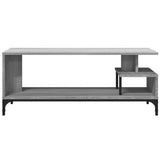 vidaXL TV Cabinet 102x40x41 cm Engineered Wood and Powder-Coated Steel Black