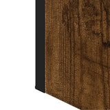vidaXL Badkamerspiegelkast 60x16x60 cm bewerkt hout zwart