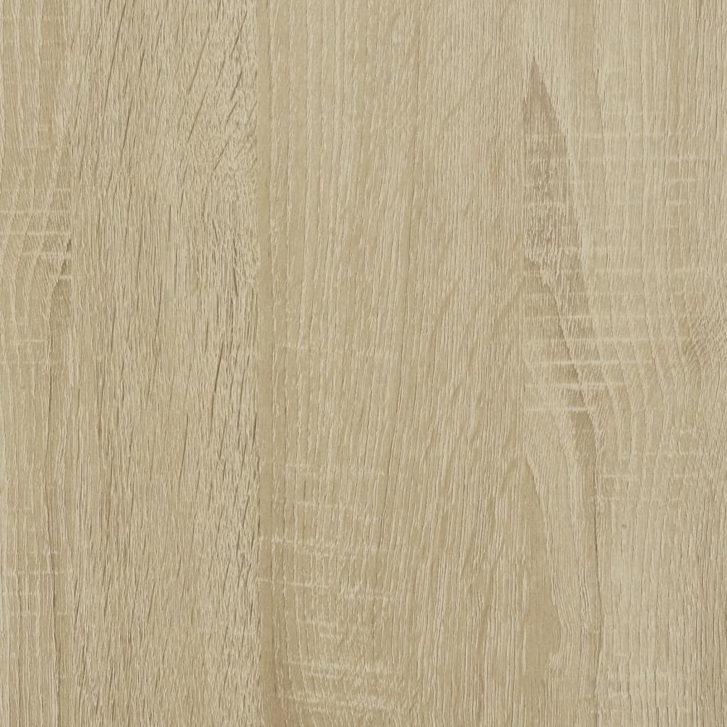 vidaXL Tv-meubel 206,5x28,5x95 cm bewerkt hout zwart