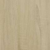 vidaXL Tv-meubel 206,5x28,5x95 cm bewerkt hout zwart