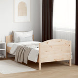 vidaXL Bedframe zonder matras massief grenenhout 200x200 cm