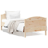 vidaXL Bedframe zonder matras massief grenenhout 200x200 cm