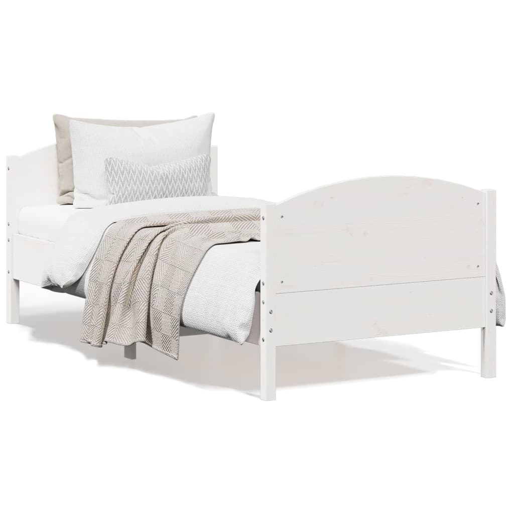 vidaXL Bedframe zonder matras massief grenenhout 200x200 cm