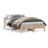 vidaXL Bedframe zonder matras massief grenenhout 200x200 cm