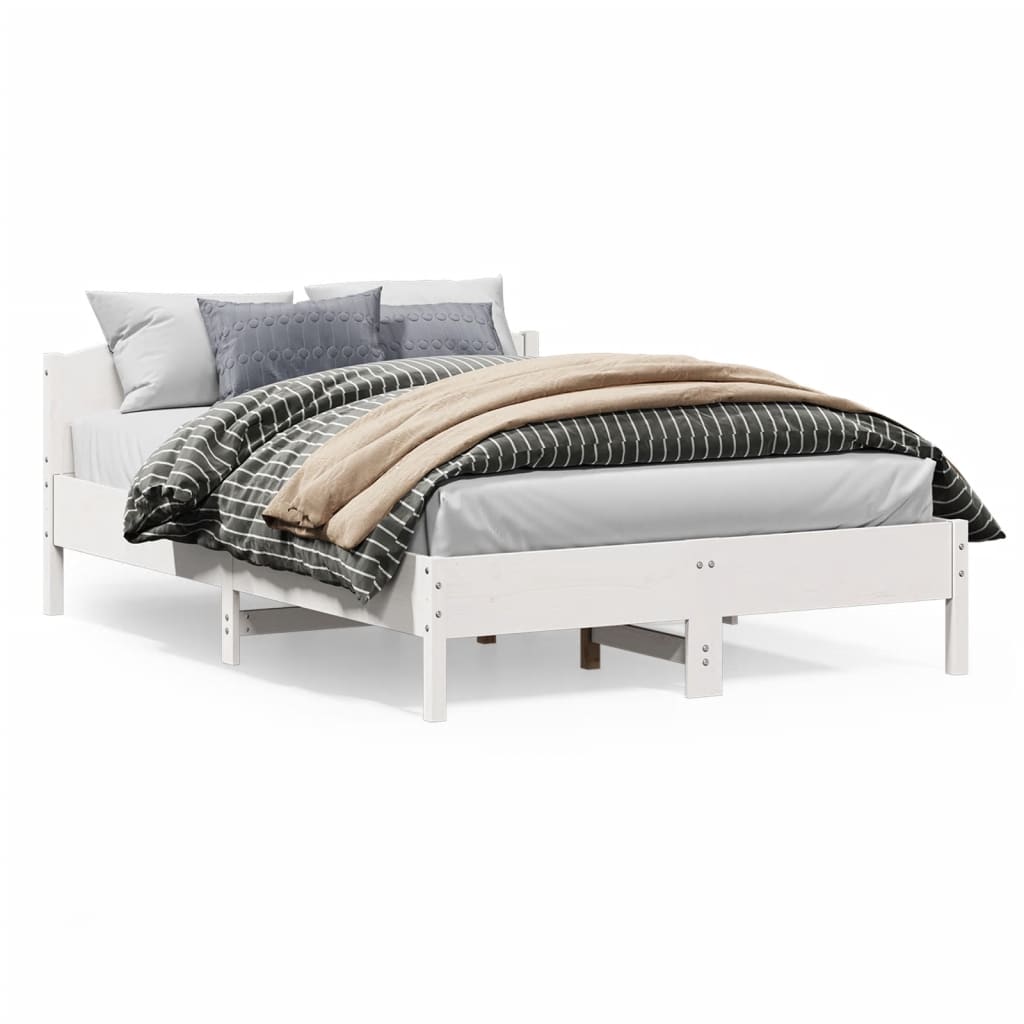 vidaXL Bedframe zonder matras massief grenenhout 200x200 cm