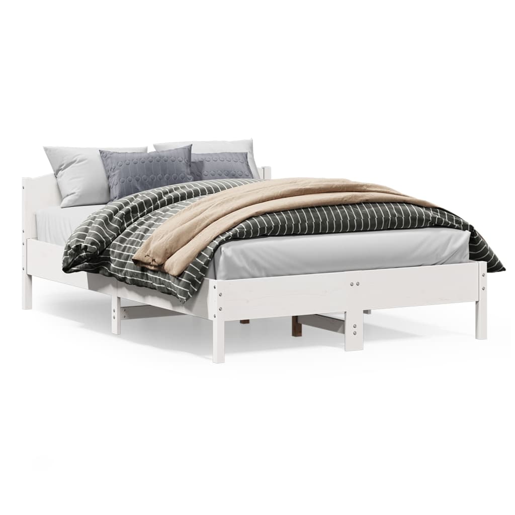 vidaXL Bedframe zonder matras massief grenenhout 200x200 cm