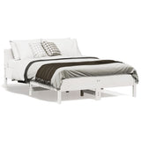 vidaXL Bedframe zonder matras massief grenenhout 200x200 cm