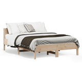 vidaXL Bedframe zonder matras massief grenenhout 200x200 cm